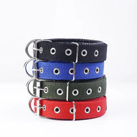 Nylon Pet Collars PP Adjustable Neckband Foam Padded Dog Collar Soft Durable For Small Medium Large Dogs And Cats Pets Supplies